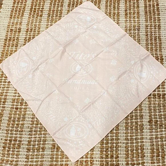Brand New Tito’s Handmade Vodka Pink Bandana - Picture 2 of 8